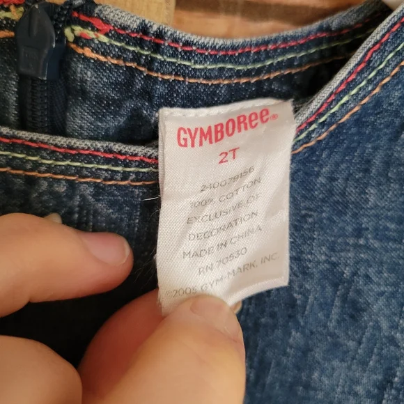 Gymboree Toddler Girl Jean Dress, 2T - Picture 3 of 9